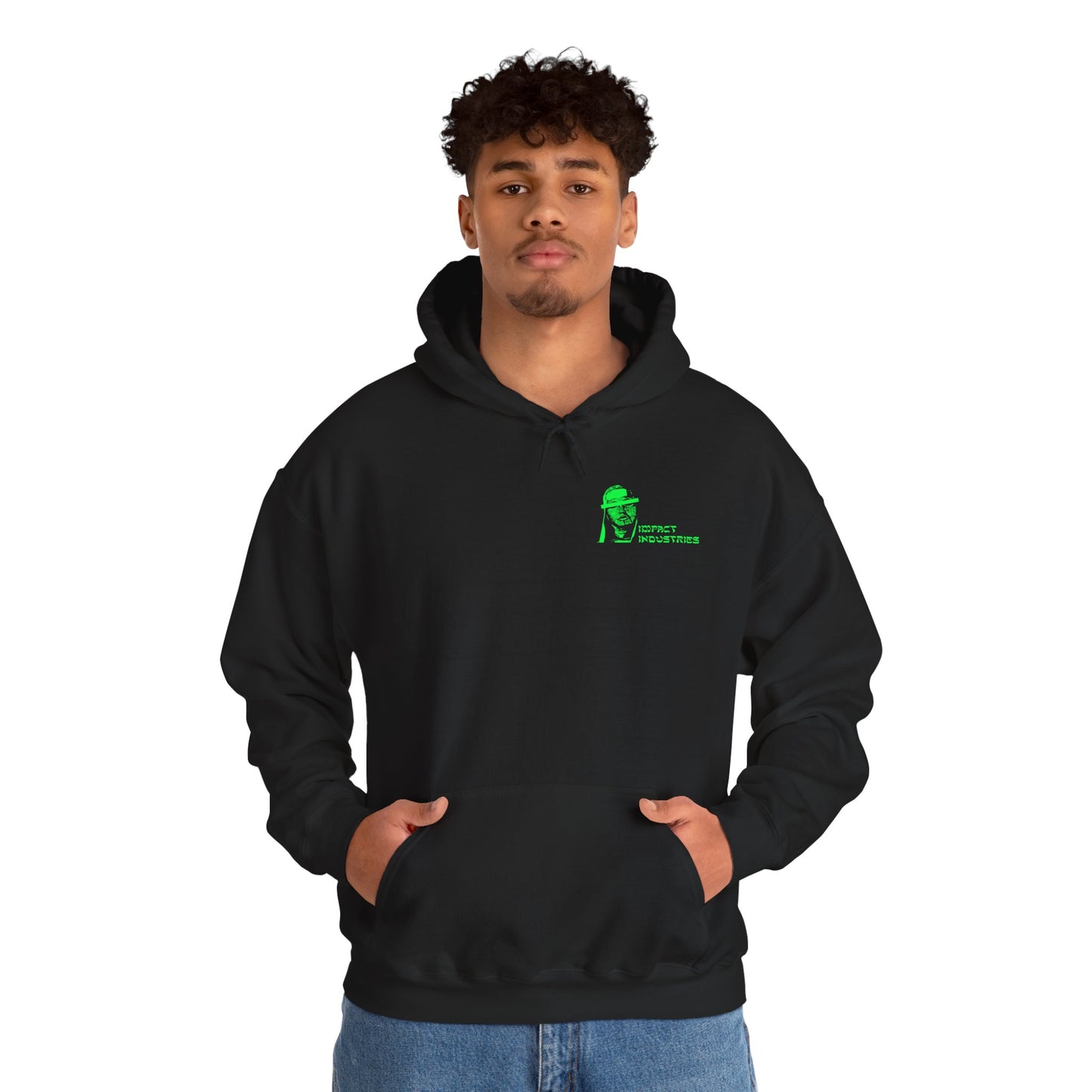 PSALMS 144:1 - Green Phosphor (Heavyblend Sweatshirt)