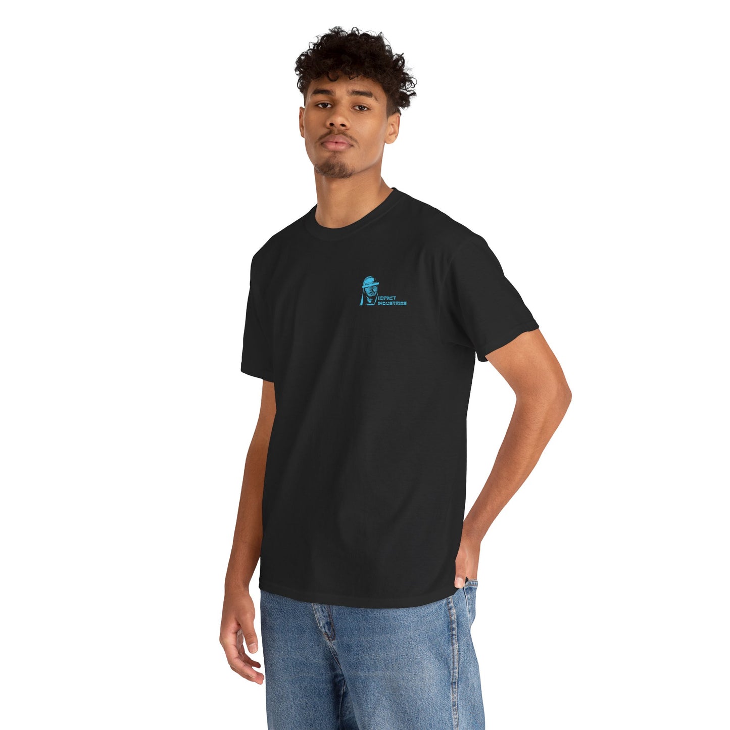 PSALMS 144:1 - White Phosphor (Heavyweight Tee)