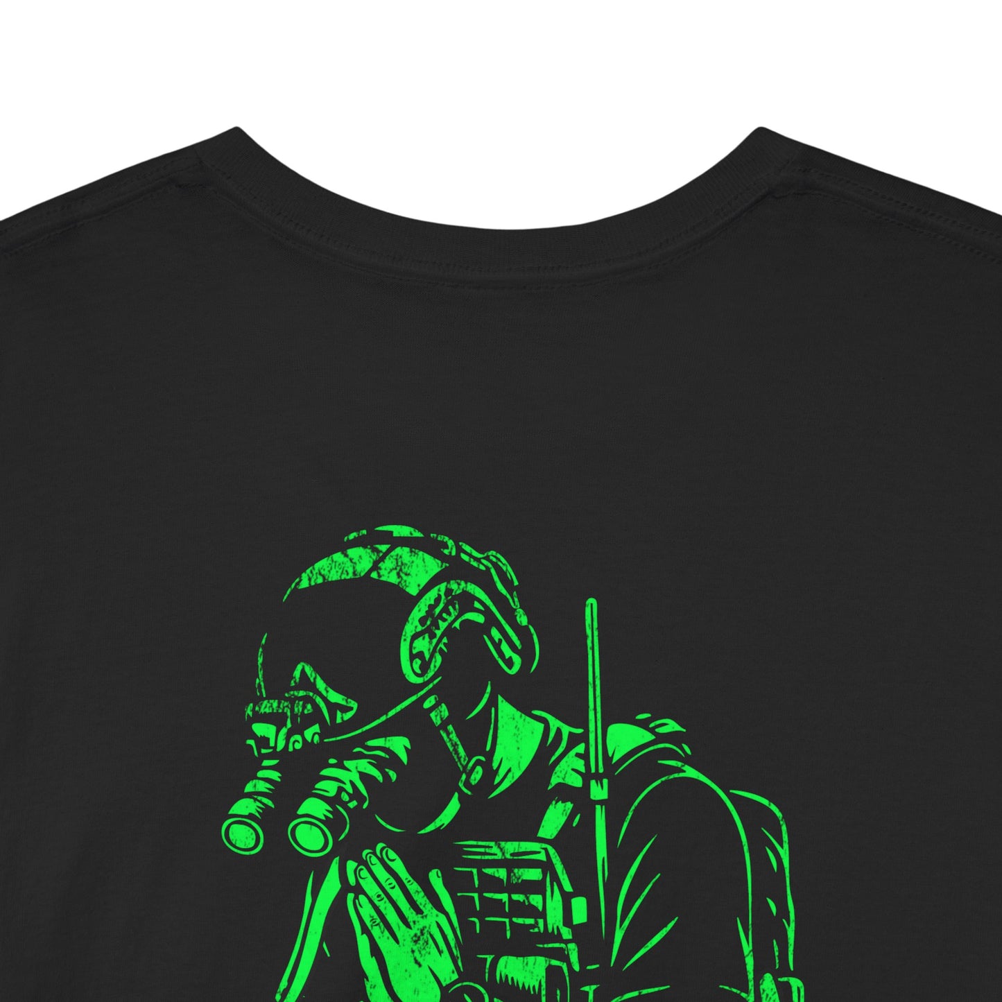 PSALMS 144:1 - Green Phosphor (Heavyweight Tee)