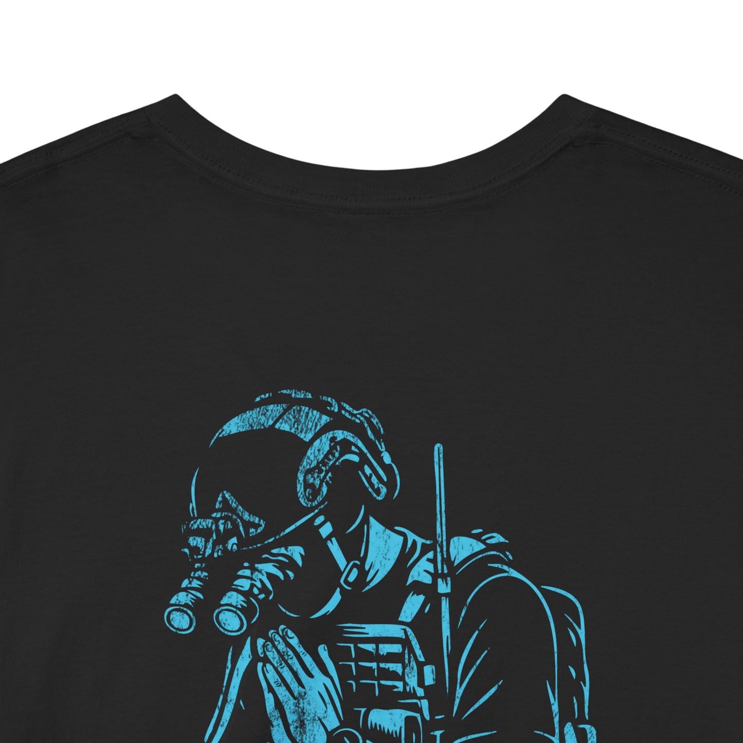PSALMS 144:1 - White Phosphor (Heavyweight Tee)