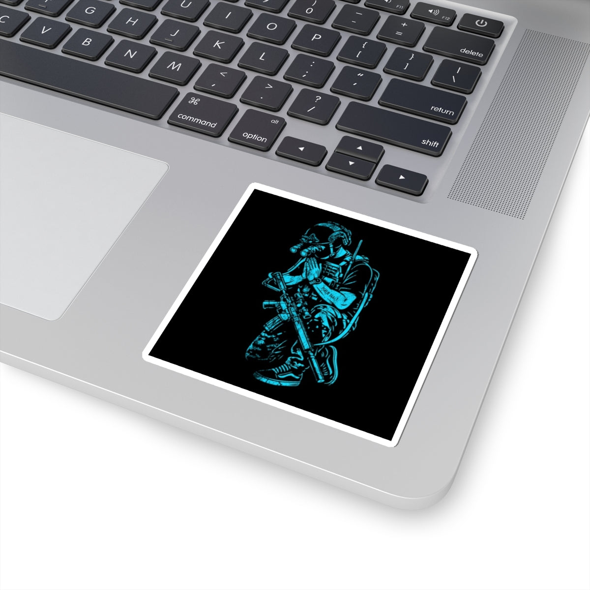 PSALMS 144:1 - White Phosphor (Sticker)