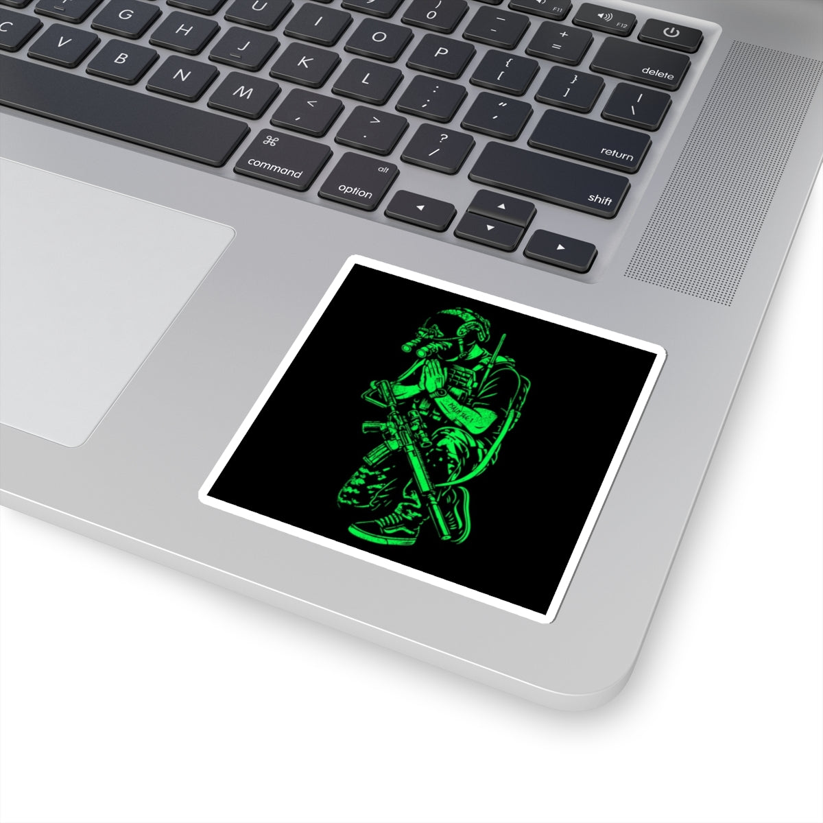 PSALMS 144:1 - Green Phosphor (Sticker)