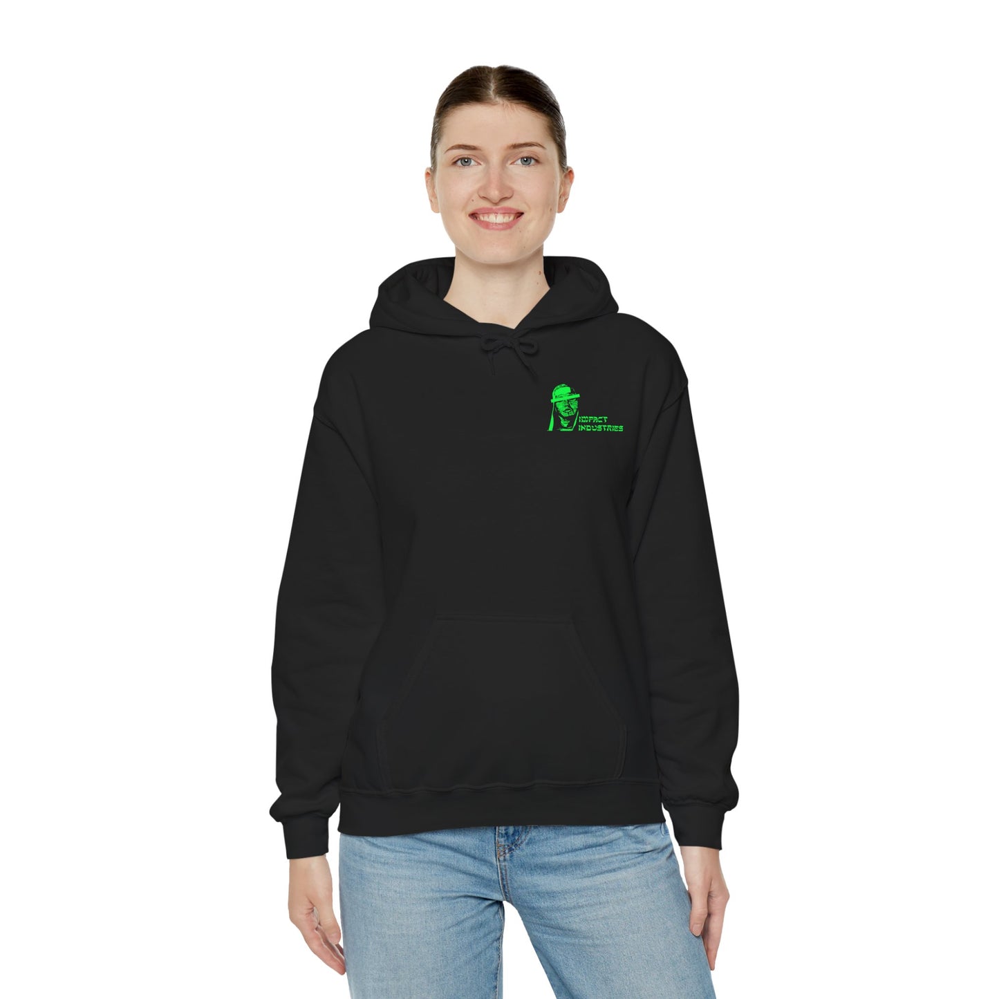 PSALMS 144:1 - Green Phosphor (Heavyblend Sweatshirt)