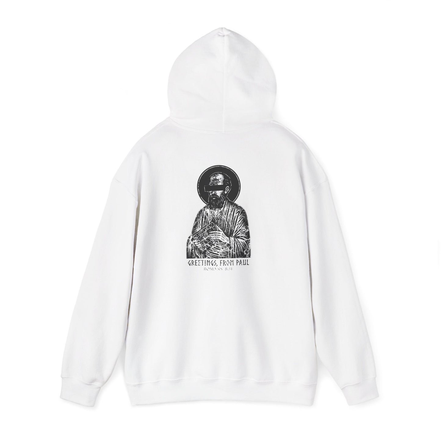 Saint Paul-Black Bar (Heavy Blend Sweatshirt)