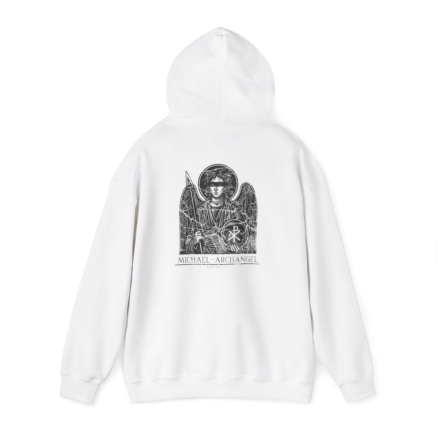 Archangel Michael-Black Bar (Heavy Blend Sweatshirt)