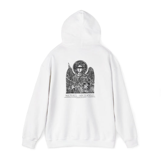 Archangel Michael-Black Bar (Heavy Blend Sweatshirt)