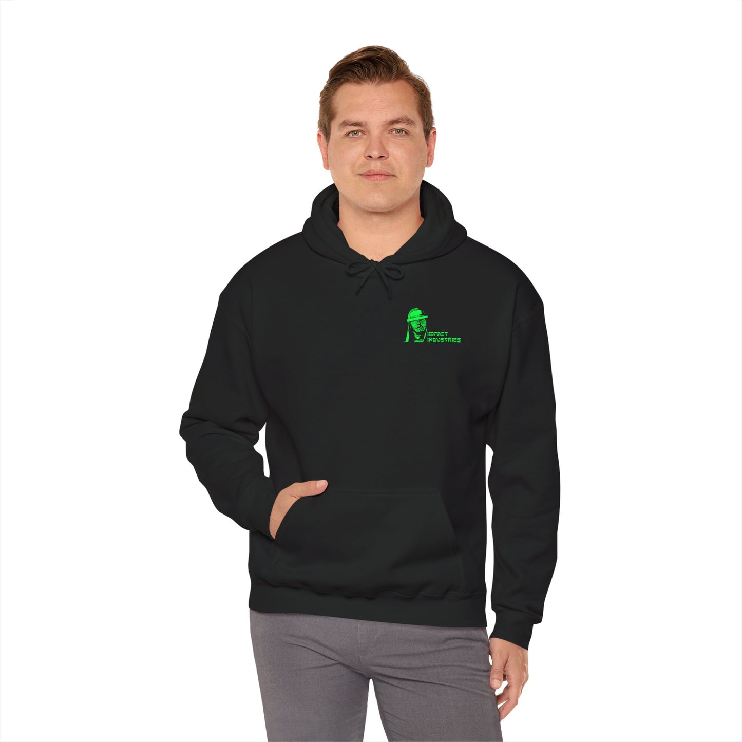 PSALMS 144:1 - Green Phosphor (Heavyblend Sweatshirt)