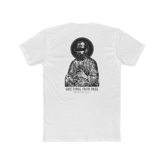 Saint Paul-Black Bar (Cotton Crew Tee)