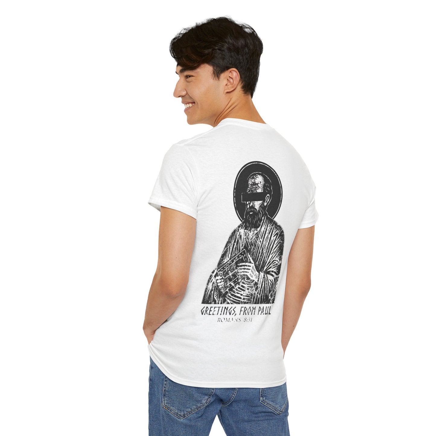 Saint Paul-Black Bar (Heavyweight Tee)