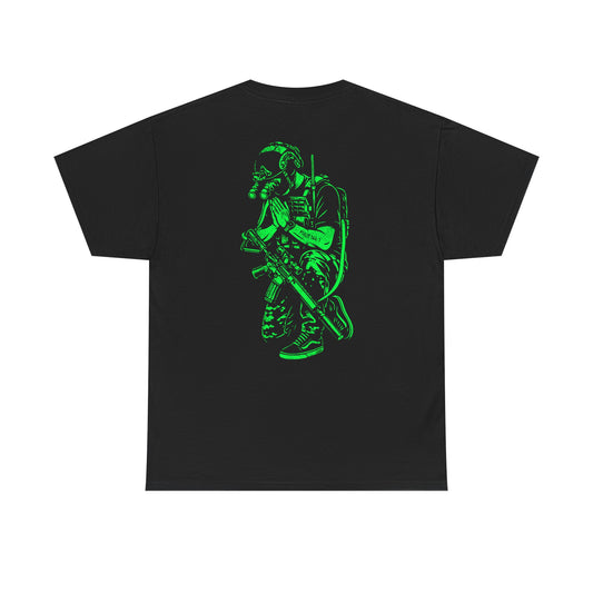 PSALMS 144:1 - Green Phosphor (Heavyweight Tee)