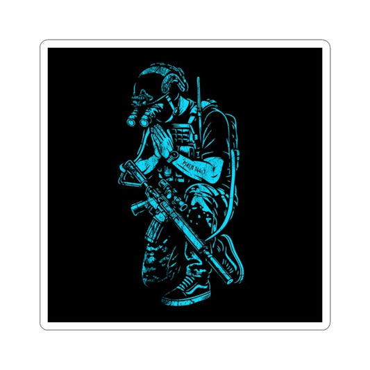 PSALMS 144:1 - White Phosphor (Sticker)