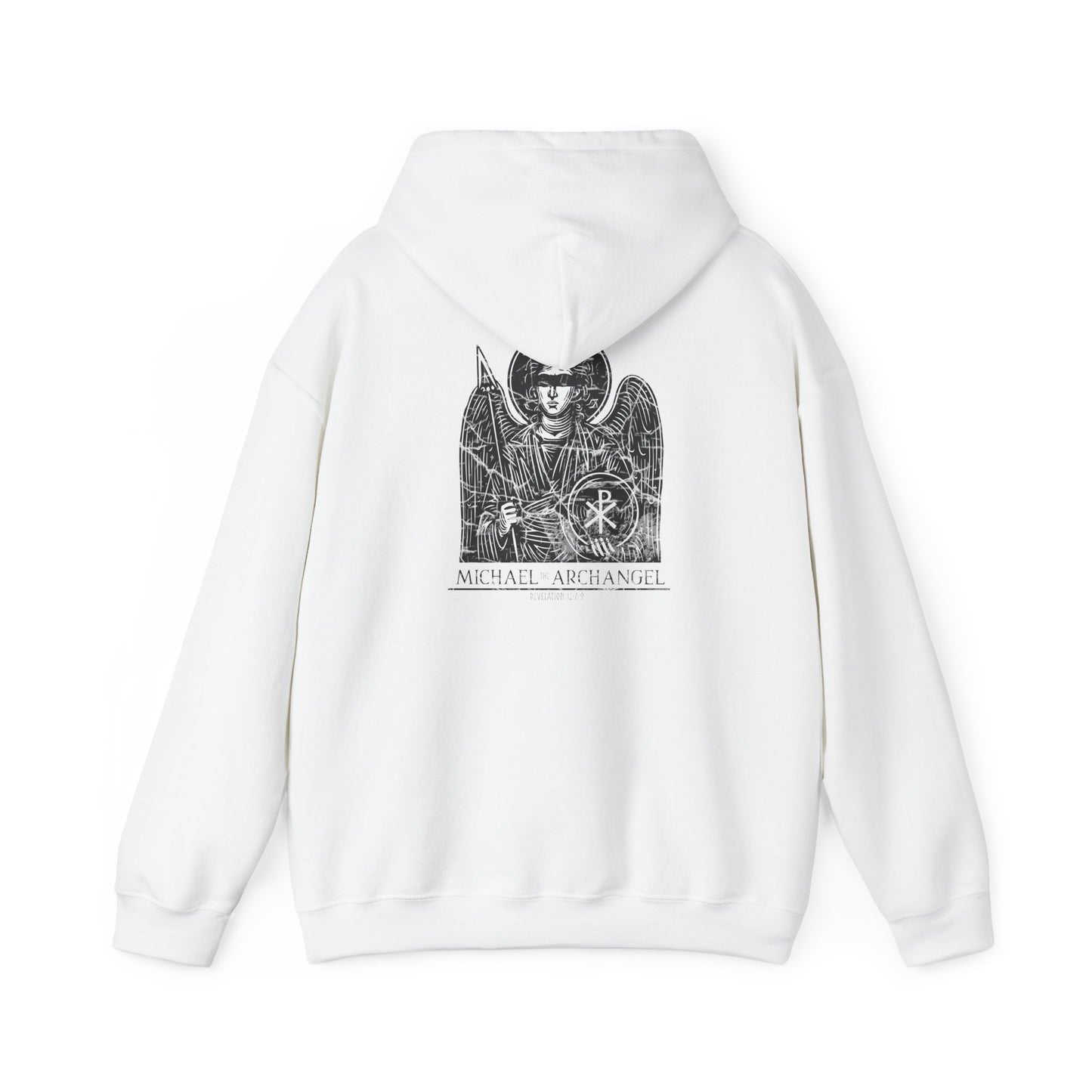 Archangel Michael-Black Bar (Heavy Blend Sweatshirt)