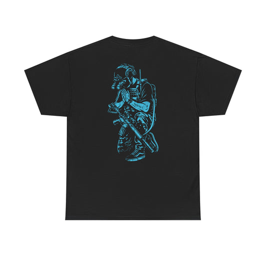 PSALMS 144:1 - White Phosphor (Heavyweight Tee)