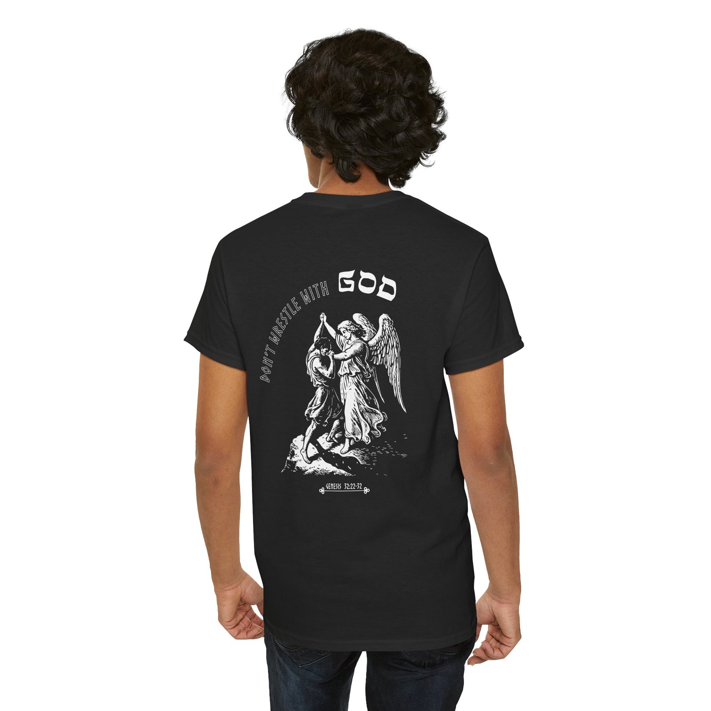 Don't Wrestle With God (Heavyweight Tee)