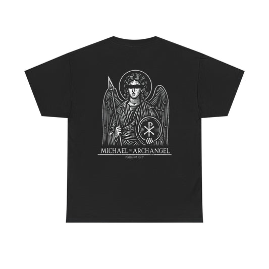 Archangel Michael-Black Bar (Heavyweight Tee)