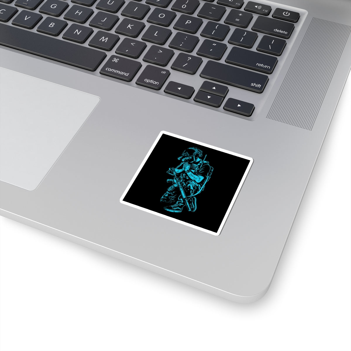 PSALMS 144:1 - White Phosphor (Sticker)