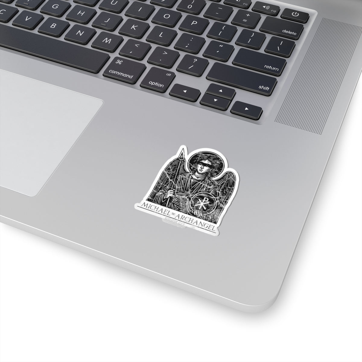 Archangel Michael-Black Bar (Sticker)