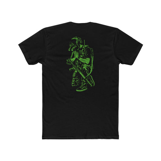 PSALMS 144:1 - Green Phosphor (Cotton Crew Tee)