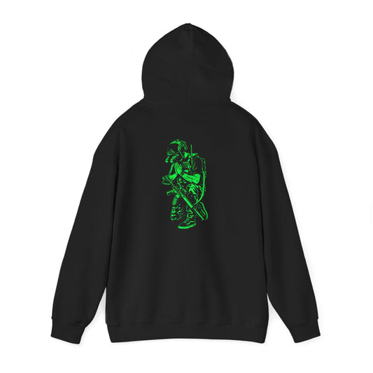 PSALMS 144:1 - Green Phosphor (Heavyblend Sweatshirt)
