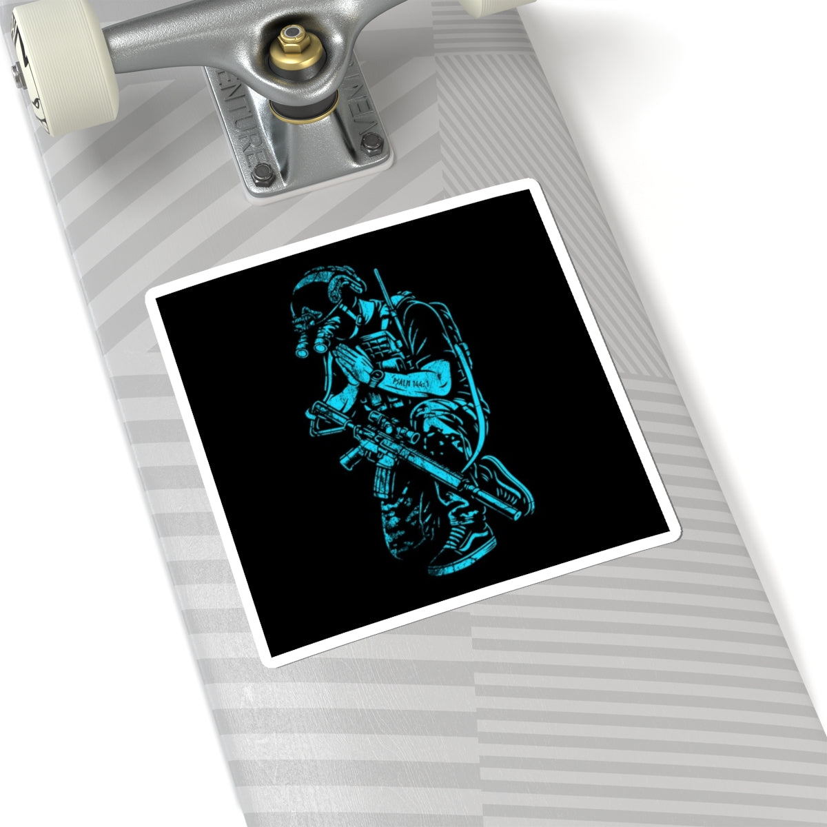 PSALMS 144:1 - White Phosphor (Sticker)