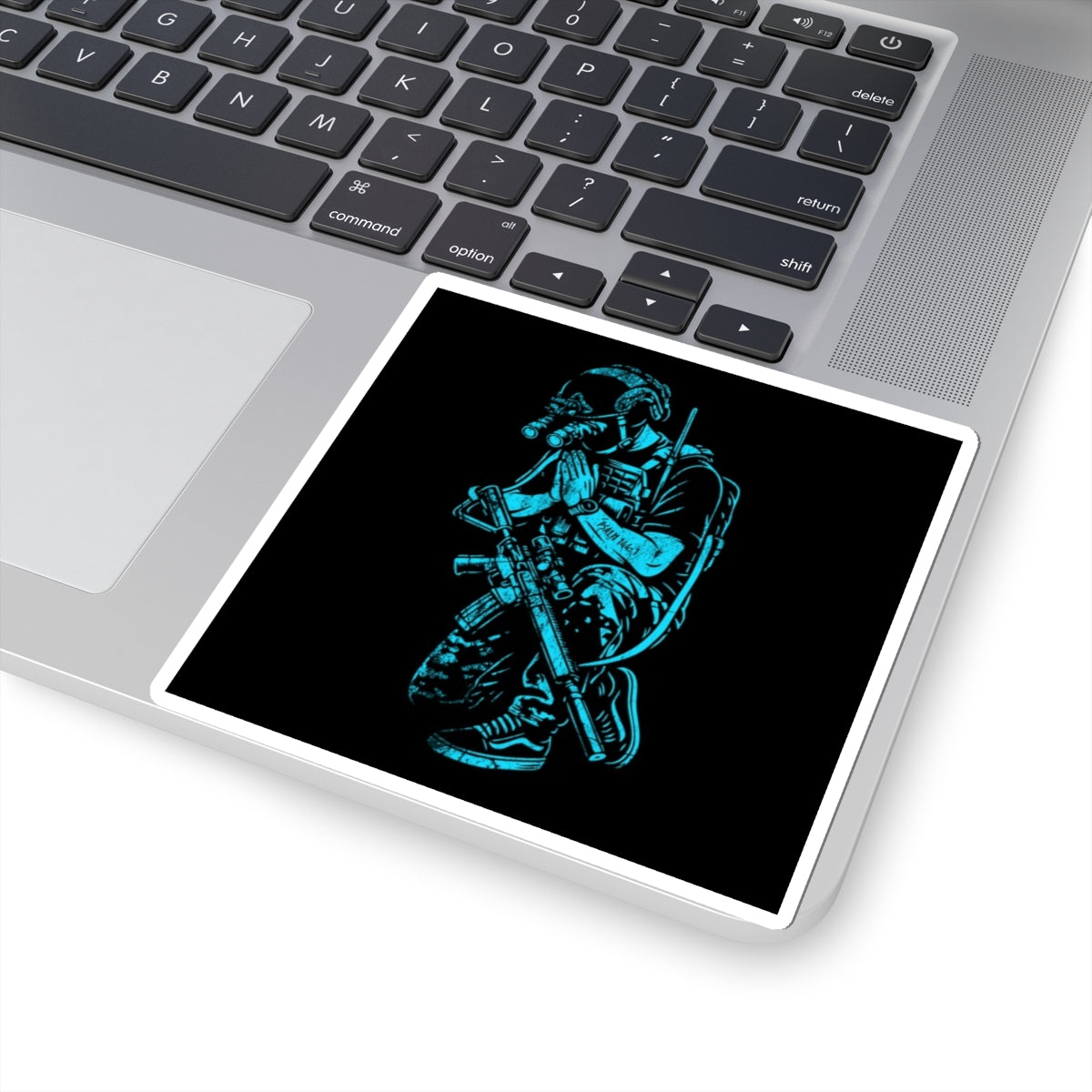 PSALMS 144:1 - White Phosphor (Sticker)